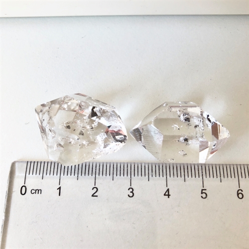 Herkimer Diamant  - New York - 8-9 gram 2,5-3 cm